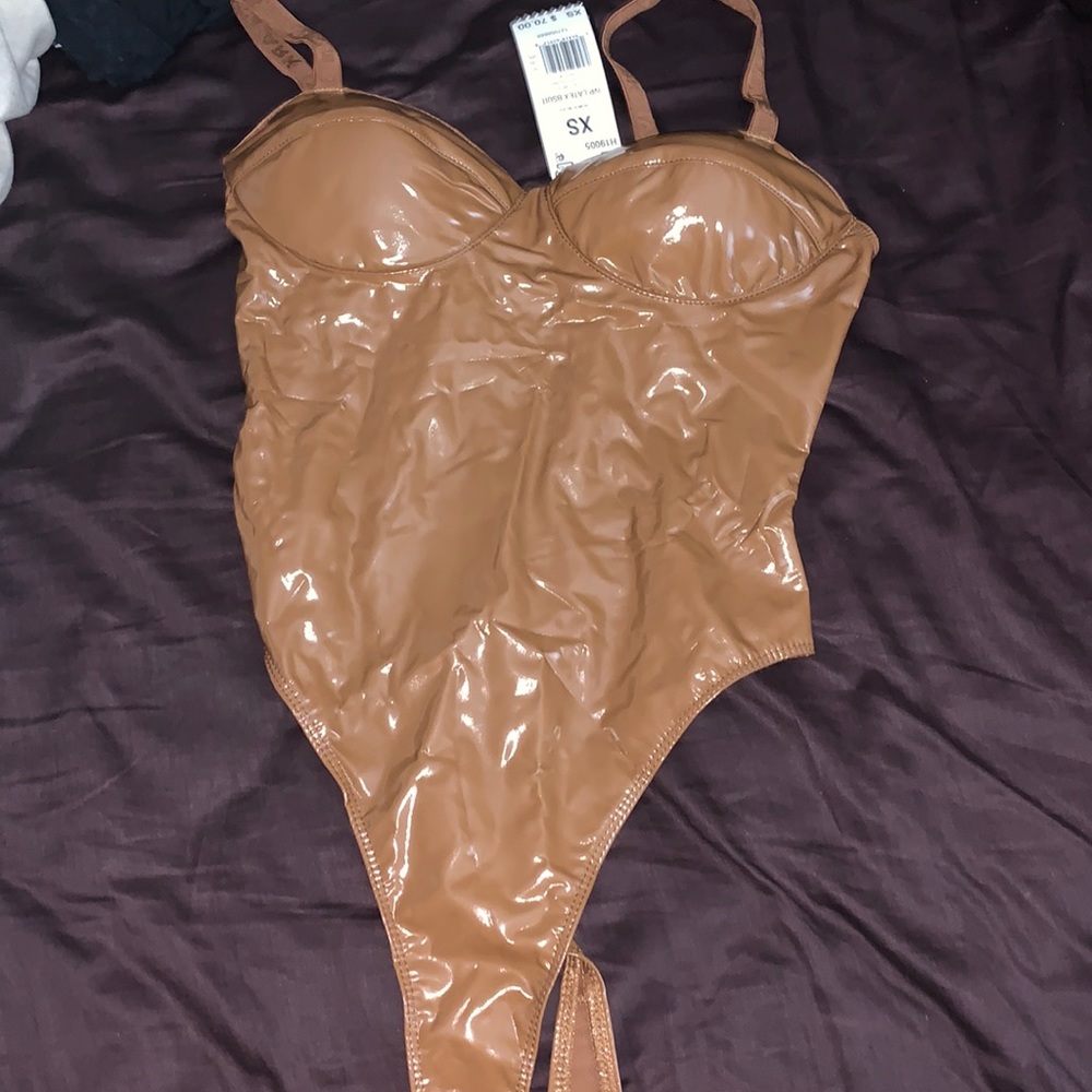 Ivy park patent leather bodysuit